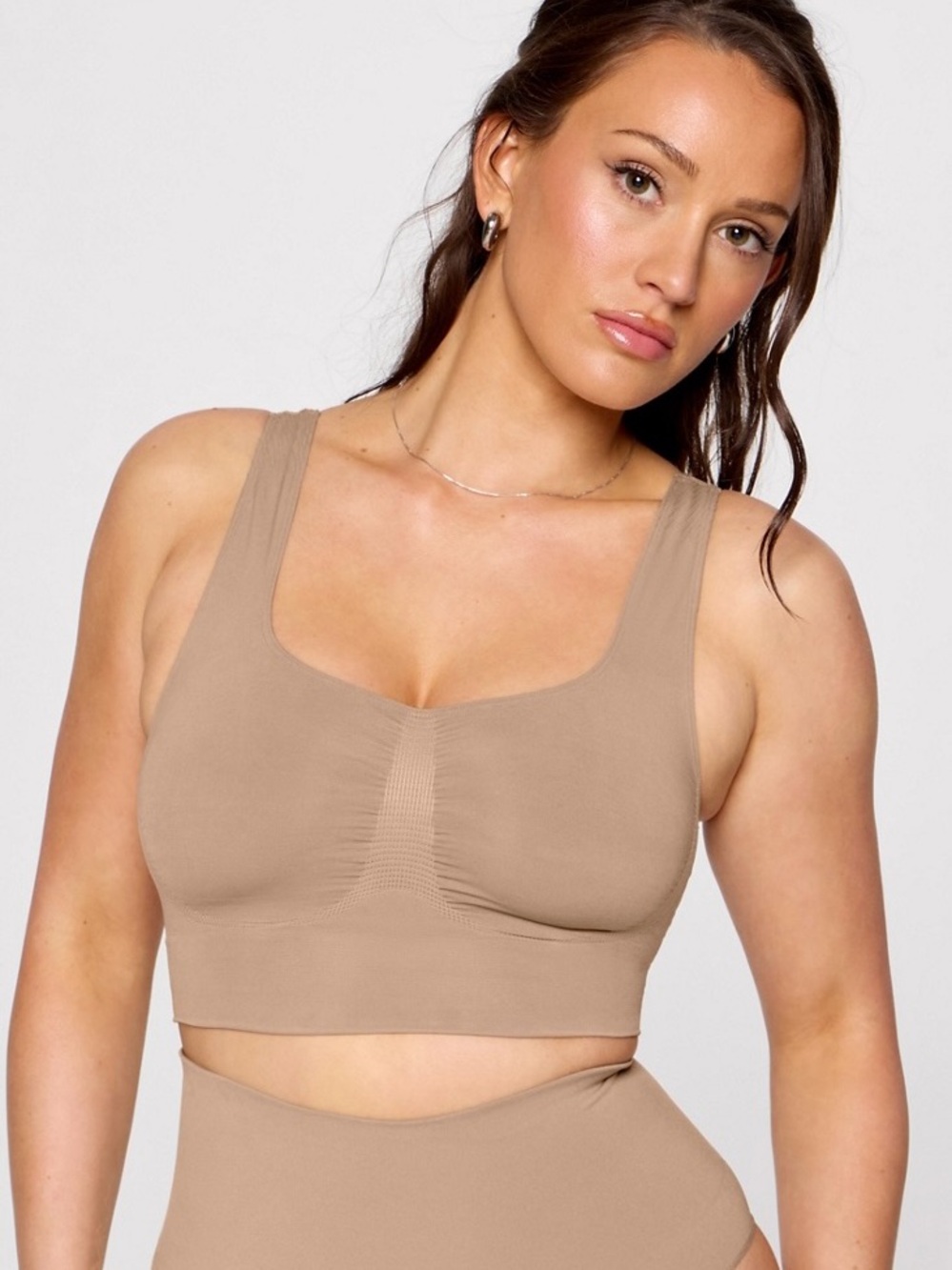 NWT Fabletics Yitty Nearly Naked Shapewear Midi Bra Size XL/XXL Compression Bra